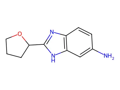 2-(oxolan-2-yl)-1H-1,3-benzodiazol-5-amine structure