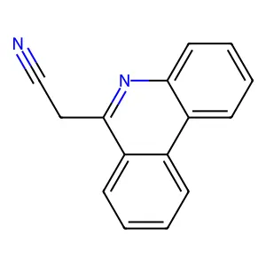 Acetonitrile, 2-(6-phenanthridinyl)- structure