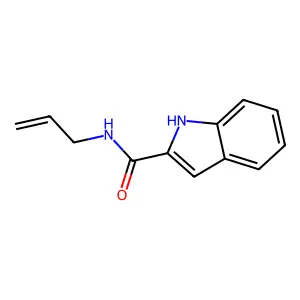 N-allyl 1H-indole-2-carboxamide structure