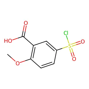 5-氯磺酰-2-茴香酸 structure