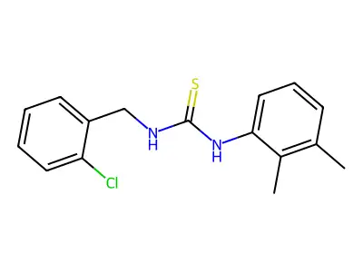 1-(2-Chlorobenzyl)-3-(2,3-dimethylphenyl)thiourea structure