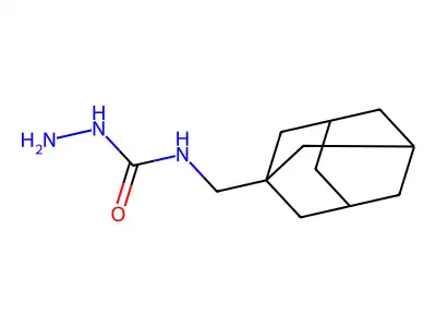 N-(1-adamantylmethyl)hydrazinecarboxamide structure