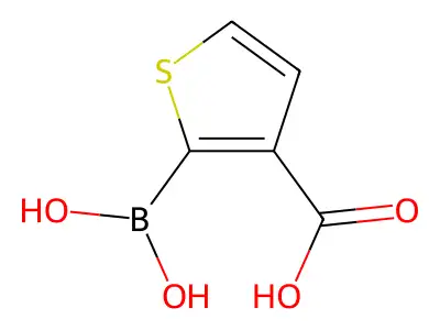 2-boronothiophene-3-carboxylic Acid structure