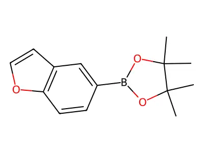 5-(4,4,5,5-Tetramethyl-1,3,2-dioxaborolan-2-yl)benzofuran structure