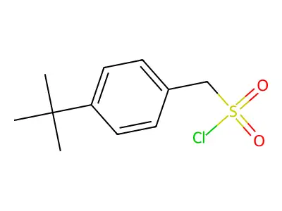 (4-tert-butylphenyl)methanesulfonyl Chloride structure