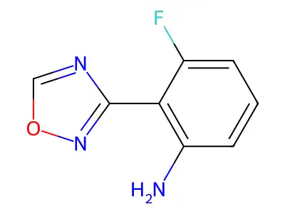 3-Fluoro-2-(1,2,4-oxadiazol-3-yl)aniline structure