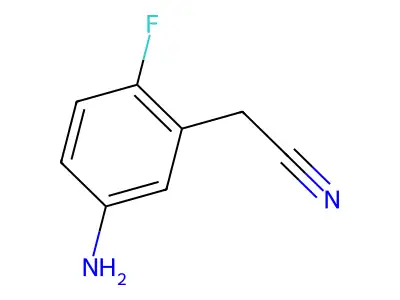 (5-Amino-2-fluoro-phenyl)-acetonitrile structure