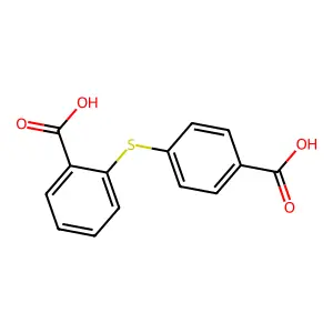 2-(4-carboxyphenyl)sulfanylbenzoic Acid structure