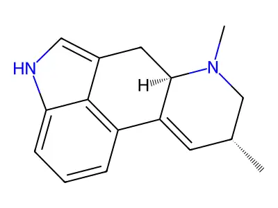 (9R)-7,9-dimethyl-6,6a,8,9-tetrahydro-4H-indolo[4,3-fg]quinoline structure