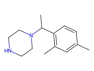 1-[1-(2,4-Dimethyl-phenyl)-ethyl]-piperazine structure