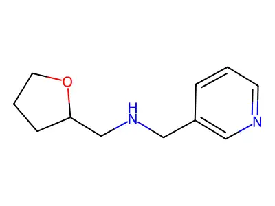 ((Oxolan-2-yl)methyl)((pyridin-3-yl)methyl)amine structure