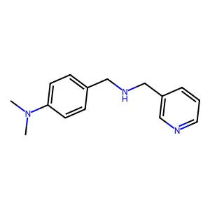 N-[4-(dimethylamino)benzyl]-N-(pyridin-3-ylmethyl)amine structure
