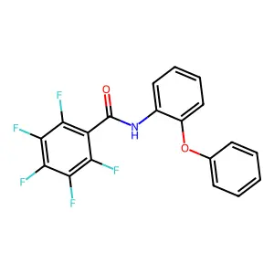 2,3,4,5,6-pentafluoro-N-(2-phenoxyphenyl)benzamide structure