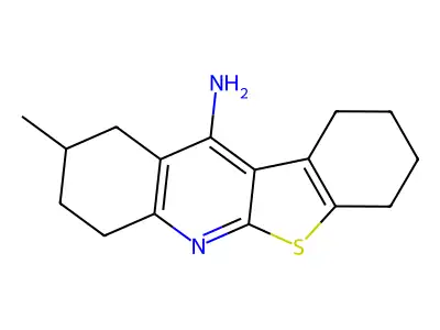 9-Methyl-1,2,3,4,7,8,9,10-octahydro[1]benzothieno[2,3-b]quinolin-11-amine structure