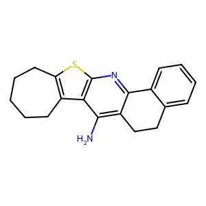 5,8,9,10,11,12-hexahydro-6H-benzo[h]cyclohepta[4,5]thieno[2,3-b]quinolin-7-amine structure