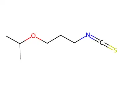 1-Isothiocyanato-3-(propan-2-yloxy)propane structure
