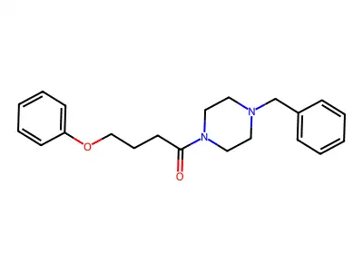 1-(4-Benzylpiperazin-1-yl)-4-phenoxybutan-1-one structure
