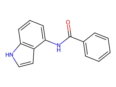 N-(1H-indol-4-yl)benzamide structure
