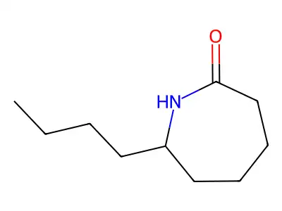 7-Butyltetrahydro-2(3H)-azepinone structure