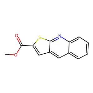 Methyl thieno[2,3-b]quinoline-2-carboxylate structure