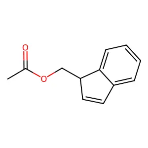 1H-Indene-1-methanol acetate structure