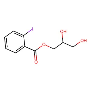 2-碘苯甲酸2,3-二羟丙酯 structure