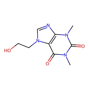 乙氧苯黄嘌呤 structure