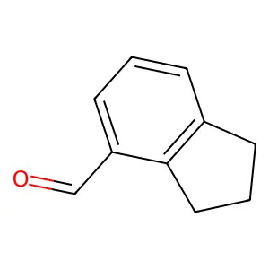 2,3-dihydro-1H-indene-4-carbaldehyde structure