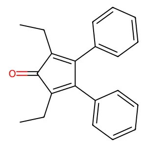 2,5-Diethyl-3,4-diphenylcyclopenta-2,4-dien-1-one structure
