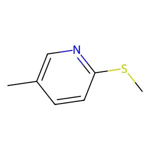 5-Methyl-2-(methylthio)pyridine structure
