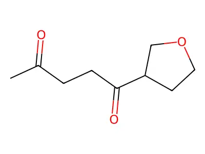 (1-Tetrahydro-3-furanyl)-1,4-pentanedione structure