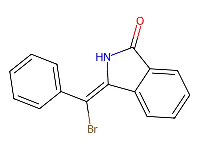 3-(Bromo-phenyl-methylidene)isoindol-1-one structure