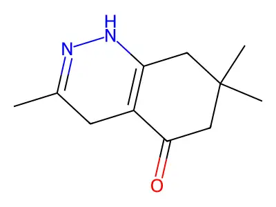 3,7,7-Trimethyl-1,4,5,6,7,8-hexahydrocinnolin-5-one structure