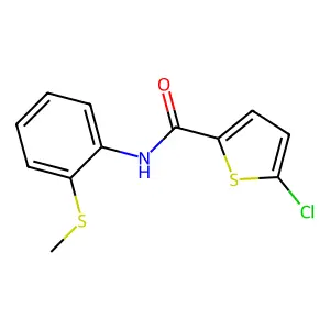 5-chloro-N-[2-(methylsulfanyl)phenyl]thiophene-2-carboxamide structure