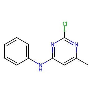 2-chloro-6-methyl-N-phenylpyrimidin-4-amine structure