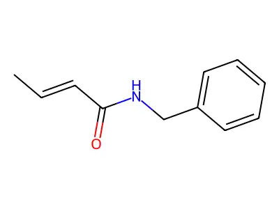 N-benzylbut-2-enamide structure