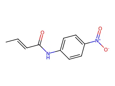 2-Butenamide, N-(4-nitrophenyl)- structure