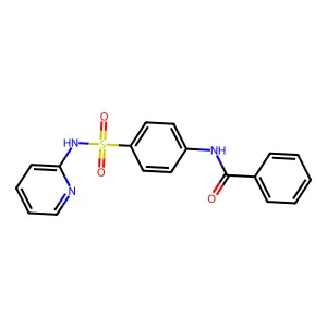 N-[4-(pyridin-2-ylsulfamoyl)phenyl]benzamide structure