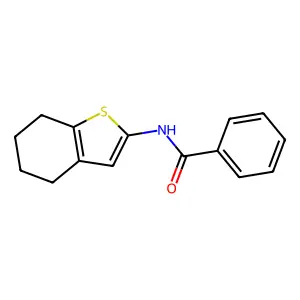 N-(4,5,6,7-Tetrahydrobenzo[b]thiophen-2-yl)benzamide structure