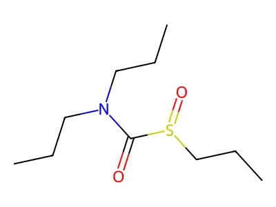 Propyl dipropylcarbamoyl sulfoxide structure