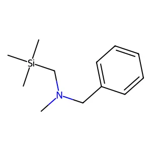 Benzenemethanamine, N-methyl-N-[(trimethylsilyl)methyl]- structure