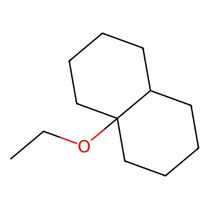 4A-Ethoxydecahydronaphthalene (cis) structure