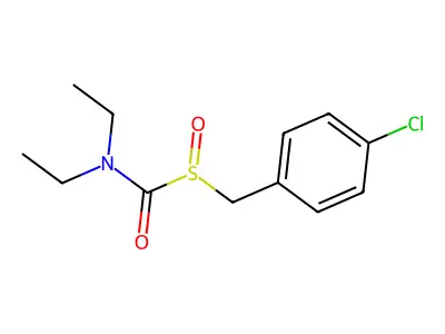 禾草丹亚砜 structure