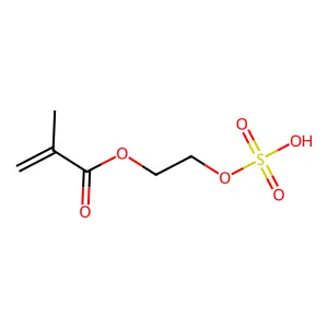 2-Propenoic acid, 2-methyl-, 2-(sulfooxy)ethyl ester structure