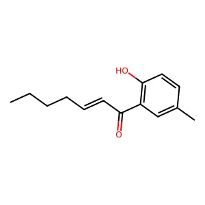 1-(2-Hydroxy-5-methylphenyl)-2-hepten-1-one structure