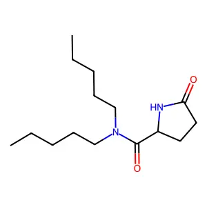 5-氧代-N,N-二戊基吡咯烷-2-甲酰胺 structure