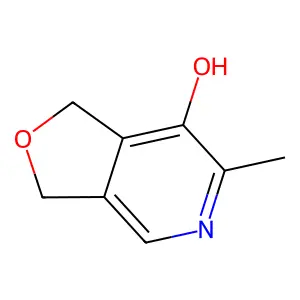 1,3-Dihydro-6-methylfuro[3,4-c]pyridin-7-ol structure
