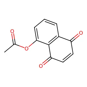 1,4-Naphthalenedione, 5-(acetyloxy)- structure