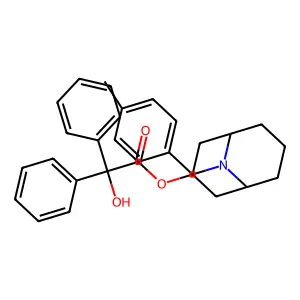 [9-[(4-methylphenyl)methyl]-9-azabicyclo[3.3.1]nonan-3-yl] 2-hydroxy-2,2-diphenylacetate structure