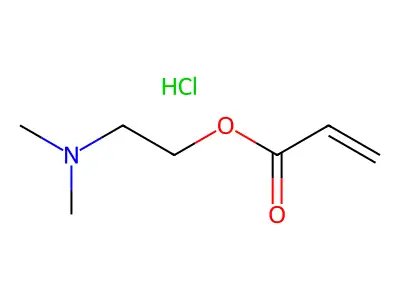 2-(Dimethylamino)ethyl acrylate hydrochloride structure